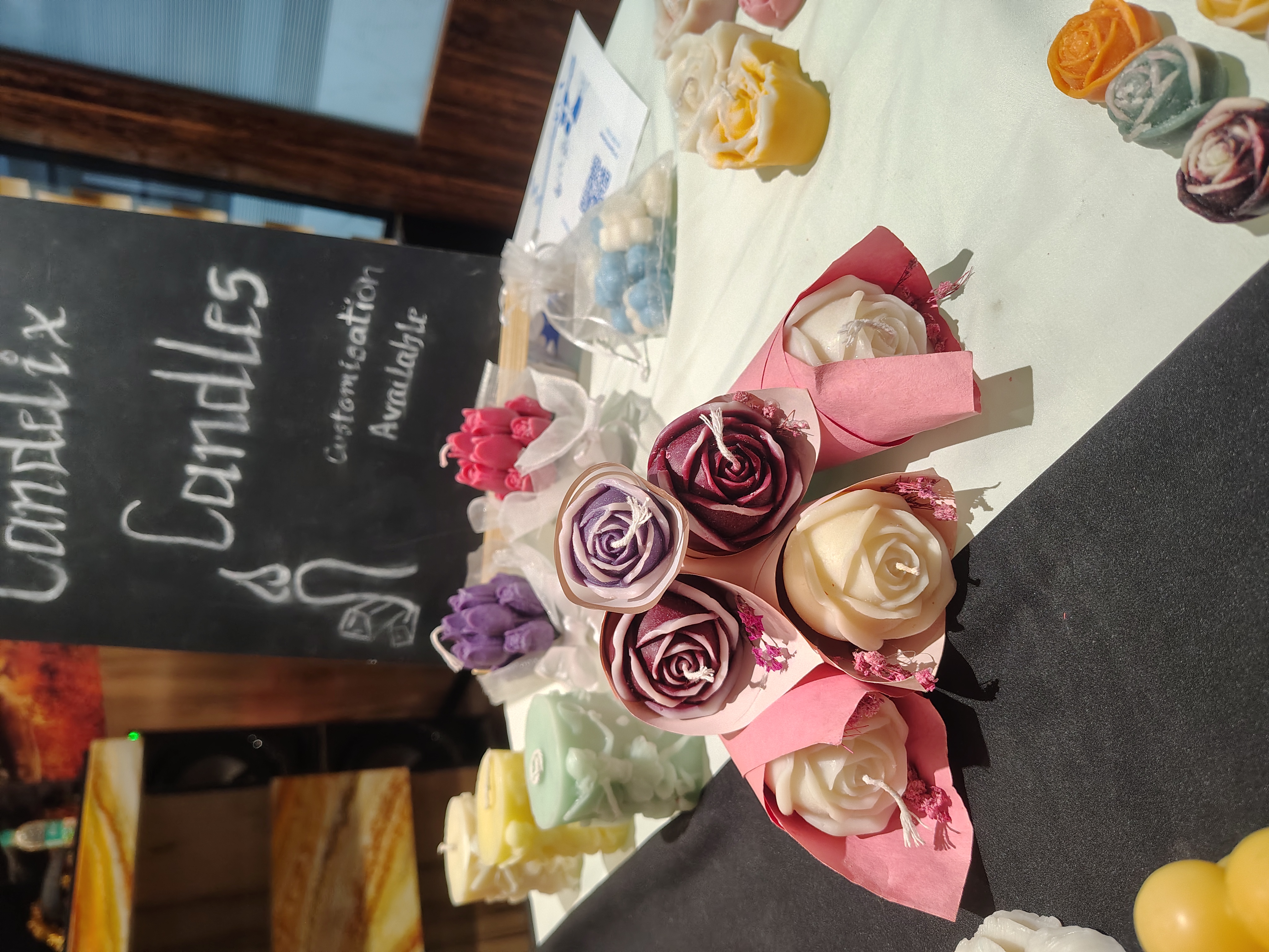 Attendees gathering before doors open at a community event